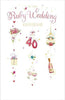 40th Wedding Anniversary Card Ruby Congratulations Card