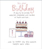 A Day To Be Loved Pastry Design Birthday Card