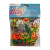 Love Loom Colourful Bands Packet Glitter Mixed Approx 300 Per Pack