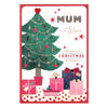 Mum You're a Star Christmas Tree Design Christmas Card