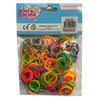 Love Loom Colourful Bands Packet Glitter Mixed Approx 300 Per Pack