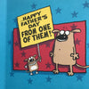 Humorous Father's Day Card with Badge Fantastic Achievements