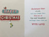 Great Grandson Gold Foil Finished Nice Verse Christmas Card