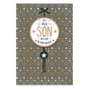 For a Special Son With Love On Your Birthday Glitter Finished Card