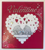 Hanging Hearts Me to You Bear Valentine's Day Card