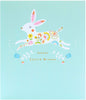 Kids Easter Card Bunny Wishes Card