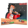 Brother Humour Funny Pop-up Greeting Card "Beer"