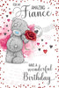 For My Amazing Fiance Tatty Teddy Birthday Card