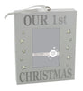 Our First Christmas Light Up Photo Frame Wall Plaque