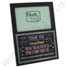 For Teacher Juliana Blackboard Style MDF Frame