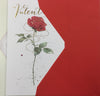 Beautiful Rose Flower Design Valentine's Day Card