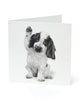 Black And White Photographic Dog Greeting Card