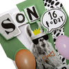 Son 16th Birthday Card Die-Cut 3D Design