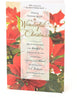 Wishing Someone Special Floral Design Foil Finished Christmas Card