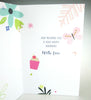 Daughter Birthday Card with Personalised Age Stickers 13th or 16th