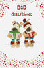 Boofle Dad & His Girlfriend Adorable Christmas Greeting Card