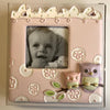 Baby Owl Series Girls Pink Small Photo Frame 3" x 3"