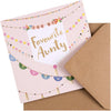 Favourite Aunty Tropical Sunglow Birthday Card