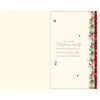 3D Handmade Red Xmas Flowers Wife Large Christmas Card