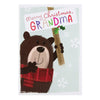 Grandma Teddy Bear Christmas Card