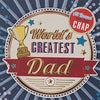 Worlds Greatest Dad Photo Frame 4" x 6"