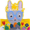 Die Cut Bunny Design Grandson Easter Card