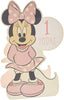 You're 1 Disney Minnie Mouse Die Cut Design Baby Girl Birthday Card