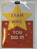 Exam Congratulations You Did It Star Die Cut Card