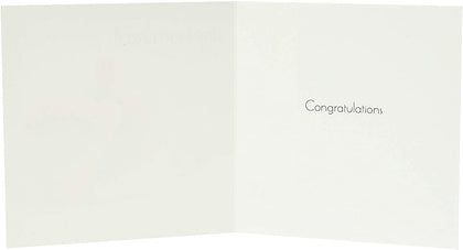 New Born Baby Footprint Design Congratulations Card 