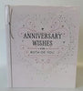 Anniversary Card Both Of You Embellished & With a Silver Foiled Finish