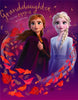 Granddaughter Frozen 2 Sparkle Princess Elsa And Enna Birthday Card