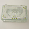 25th Silver Anniversary Glass Jewellery Trinket Box