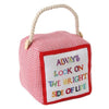 Always Look On The Bright Side of Life Home Living Door Stop Cube Shape