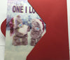 One I Love Me to You Bear 3D Holographic Christmas Card