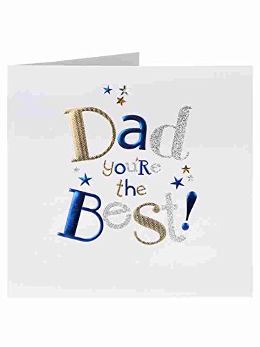 Dad You're The Best Morden Luxury Sophisticated Father's Day Greeting Card