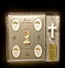 Girl Communion Set Collage Frame Cross And Bookmark