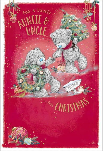 Auntie & Uncle Me to You Bear Christmas Card