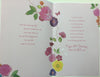 Wife Age 40th Diamante Embossed Roses White Diamonds Birthday Card