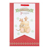 Grandsons 1st Christmas Forever Friends Christmas Card