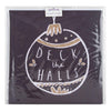 Charity Christmas Card Pack 'Deck The Halls' 10 Cards, 1 Design