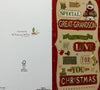 Great Grandson Gold Foil Finished Nice Verse Christmas Card