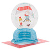 3D Daddy Christmas Card 'Snow Globe'