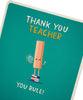 You Rule Thank You Teacher Card