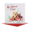 Girlfriend "Wonderful" Sweet 3D Christmas Greeting Card Large