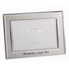 Mummy And Me 2 Tone Silver Plated Oblong Frame 6" x 4"