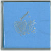 Pack of 15 Luxury Blue Christening Teddy Foil Finished Large Napkins (3 Ply)