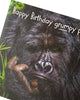 The Comedy Wildlife Grumpy Gorilla Blank Inside Birthday Card