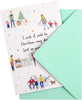 Embossed Parenthood Design Christmas Card