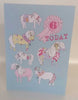 Age 6 Today Cute Pony Birthday Greetings Card