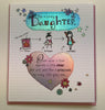 For A Lovely Daughter, Oodles of Doodles Daughter Birthday Card